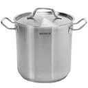 Ver imagem 1 de Panela Caldeirão 10,5l com Tampa Brinox Profissional em Inox 24cm Cozinha Industrial