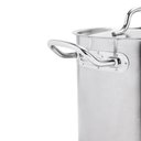 Ver imagem 5 de Panela Caldeirão 10,5l com Tampa Brinox Profissional em Inox 24cm Cozinha Industrial