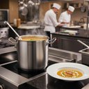 Ver imagem 3 de Panela Caldeirão 10,5l com Tampa Brinox Profissional em Inox 24cm Cozinha Industrial
