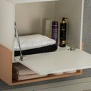 Ver imagem 4 de Gabinete e Espelheira 80cm Inspira Design Branco/Salmão