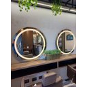 Ver imagem 2 de Espelho Redondo com Luz de Led 90cm Branco Quente