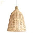 Ver imagem 1 de Pendente Rattan em Fibra Natural Vime Artesanal Sala Nat14