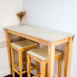 Papel de Parede Adesivo Lavavel Pedra Marmore Travertino - 11