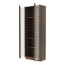 Ver imagem 4 de Armário Estante com 2 Portas de Vidro Multimóveis Cr25069 Rustico