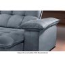 Sofá Retrátil e Reclinável Atlanta 2,90m 05 Lugares Mola Ensacada Txr - 5