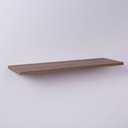 Ver imagem 2 de Kit com 3 Prateleiras 40 X 10cm Suporte Invisivel Cor Nogal Malaga (madeira Escura)