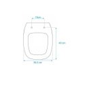 Ver imagem 3 de Assento Sanitário Poliéster Angra Branco - Logasa