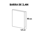 Ver imagem 2 de Rodape Poliestireno 50910 Slim Liso Branco 10cm