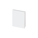 Ver imagem 1 de Rodape Poliestireno 50910 Slim Liso Branco 10cm