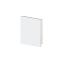 Ver imagem 1 de Rodape Poliestireno 50910 Slim Liso Branco 10cm