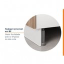 Ver imagem 7 de Balcão Planejado 4 Gavetas 40cm com Tampo com Rodapé Ipanema CabeCasa MadeiraOriginals Branco/Acá