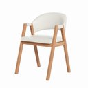 Ver imagem 1 de Cadeira de Jantar Antonella Corino Estilo Poltrona - 7 Decor Branco