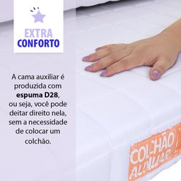 Cama Box Casal com Cama Auxiliar + Colchão Molas Ensacadas com Pillow 138x188x55 cm BF Colchões - 8