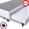 Cama Box Casal com Cama Auxiliar + Colchão Molas Ensacadas com Pillow 138x188x55 Cm Bf Colchões - 7