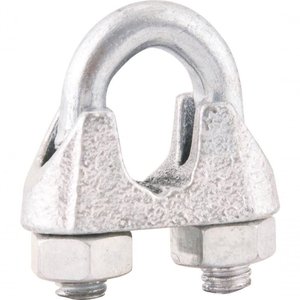 Clips para Cabo de Aço 5/8" Leve Galvanizado - Nove54