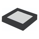 Ver imagem 1 de Painel Backlight Quadrado Sobrepor Pc 18w 4000k Preto Autovolt