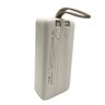 Carregador Portátil Power Bank 30000mah Saída Tipo-c / Ios Tela Digital Cor Branco - 2