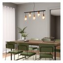 Ver imagem 3 de PENDENTE TRILHO PARA 5 LAMPADAS COR PRETO E COBRE