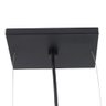 PENDENTE TRILHO PARA 5 LAMPADAS COR PRETO E COBRE - 7