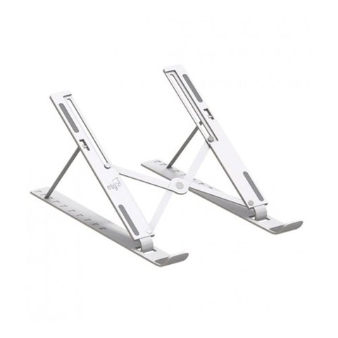 Suporte de Mesa Portátil, Elg, Ntb8520w, para Notebook de 10" a 17,3", 10 Níveis de Altura, Branco