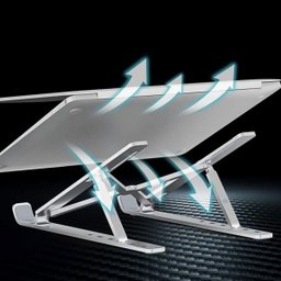 Suporte de Mesa Portátil, Elg, Ntb8520w, para Notebook de 10" a 17,3", 10 Níveis de Altura, Branco - 11