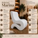 Ver imagem 7 de Poltrona Decorativa Marina Corino Modena Design Orgânico Moderno