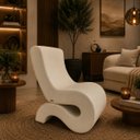 Ver imagem 1 de Poltrona Decorativa Marina Corino Modena Design Orgânico Moderno
