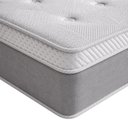 Ver imagem 6 de Colchão Solteirão Sr Life Resilience Molas Ensacadas Espuma D33 96x203x38cm Cinza