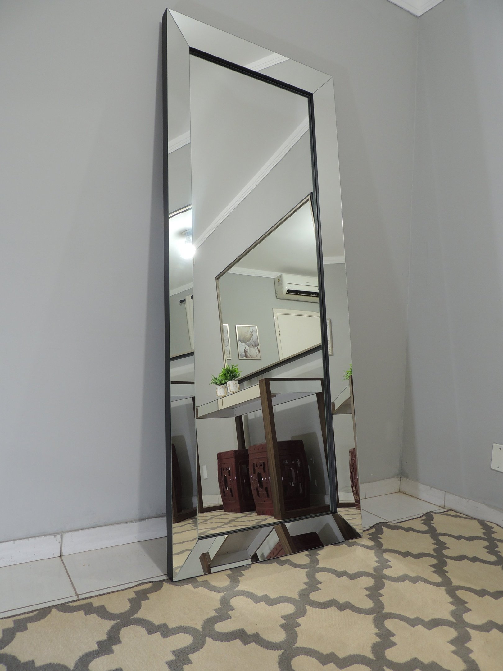 Espelho Decorativo de Parede Slim Fit C120 X A80 X L3 - 3