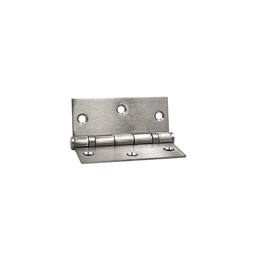 Dobradiça P/ Portas 3,5x3 em Inox 304 Escovado com Rolamento - 10