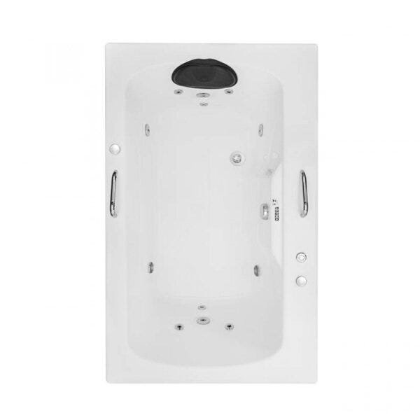 Banheira Hidromassagem Astra Unitá Luxo 150cmx90cmx45cm - 04 Jatos Gel Coat P6 Com Aquecedor - 1
