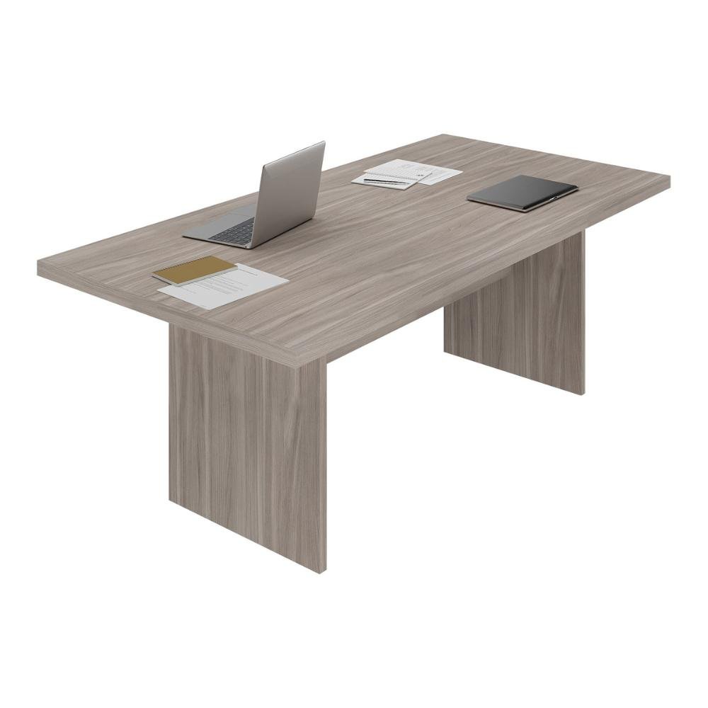 Mesa de Escritório 200cm para Reunião com Tampo 30mm Multimóveis Cr25281 - 1