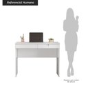 Ver imagem 4 de Escrivaninha/Mesa Escritório com 2 Gavetas e Chave 105cm Multimóveis Crjcm-ESC004 Branco