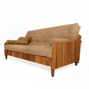 Ver imagem 1 de Sofá Cama Paris Ii Ripado Acquablock Madeira Maciça Natural - Fendi