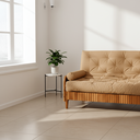 Ver mais imagens de Sofá Cama Paris Ii Ripado Acquablock Madeira Maciça Natural - Fendi