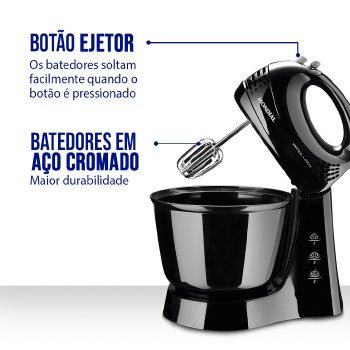 Batedeira Mondial Prática 400w 3vel 3,6l B-44 220v - 5