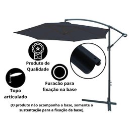 Ombrelone Suspenso 3,00m - 4