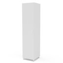 Ver imagem 2 de Armário Multiuso 45cm 1 Porta 3 Prateleiras com Espaço para Tábua de Passar 3019 Politorno