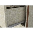 Ver imagem 7 de Guarda Roupa 6 Portas (2 C- Espelho) e 3 Gavetas C- Pés Cover Off White-nature - Henn