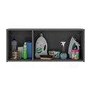 Ver imagem 4 de Armário de Lavanderia Aéreo Multiuso 3 Portas Multimóveis Mp5041 Grafite