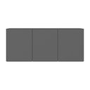 Ver imagem 5 de Armário de Lavanderia Aéreo Multiuso 3 Portas Multimóveis Mp5041 Grafite