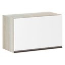 Ver imagem 1 de Armário Basculante 60cm 1 Porta Legno Crema C/Branco Polar