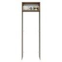 Ver imagem 4 de Porta-geladeira 73 Cm 1 Porta Basculante Crema/rustic/crema Agata Madesa
