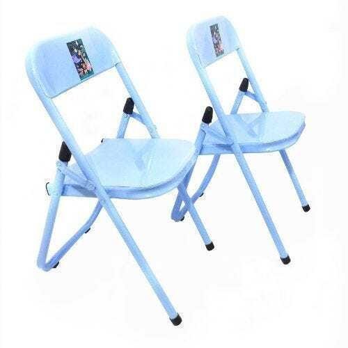 Mesa Infantil Criança Brinquedo Bebe Didática com 2 Cadeiras - Azul - 3