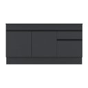 Ver imagem 2 de Balcão Cozinha Gabinete Pia 150 Cm 3 Portas 1 Gaveta Preto