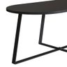 Mesa de Centro com Pés Metálicos 90x45cm 27941 Artesano - Preto - 4