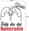 Ver imagem 1 de Adesivo Vitrine Dia Dos Namorados Flork