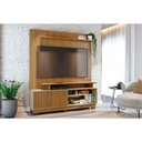 Ver imagem 2 de Home Theater Ares para TV até 75" 160cm MDP e MDF com Pés Marrom Madetec Móveis