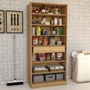 Ver imagem 2 de Armário Multiuso Plaza 2 Portas com Espelho 1 Gaveta - Panorama Móveis