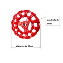 Ver imagem 2 de Volante P/ Registro Hidrante Bruto em Poliamida de 2 1/2 Vermelho Quadrado 9mm Deca Registro Hidrant